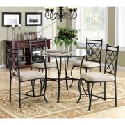 Load image into Gallery viewer, Mainstays 5-Piece Glass Top Metal Dining Set