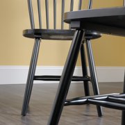Load image into Gallery viewer, Sauder New Grange Spindle Back Chair, Black, Set of 2