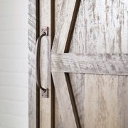 Load image into Gallery viewer, Better Homes &amp; Gardens 66&quot; Modern Farmhouse Storage Bookcase Cabinet, Rustic Gray Finish