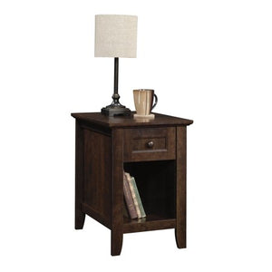 Better Homes & Gardens Parker Recliner Side Table, Estate Toffee Finish