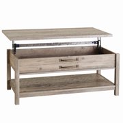 Load image into Gallery viewer, Better Homes &amp; Gardens Modern Farmhouse Lift-Top Coffee Table, Rustic Gray Finish
