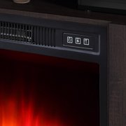 Load image into Gallery viewer, Better Homes &amp; Gardens Ellis Shutter Media Fireplace for TV’s up to 70” &amp; 135 lbs, Dark Oak Finish